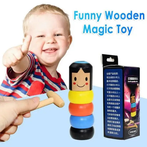 Immortal Daruma Unbreakable Wooden Man Magic Toy - Gulf Gadget