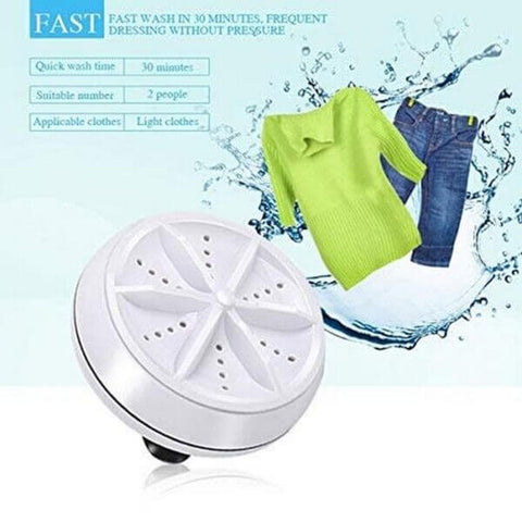 Portable Ultrasonic Mini Washing Machine - Gulf Gadget