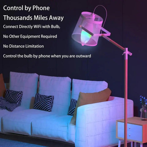 Smart WiFi RGB Bulb - Gulf Gadget